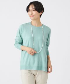 EVEX by KRIZIA  (大きいサイズ) / エヴェックス バイ クリツィア (オオキイサイズ) その他トップス | 【L】【ウォッシャブル】ハイゲージラインニットプルオーバー