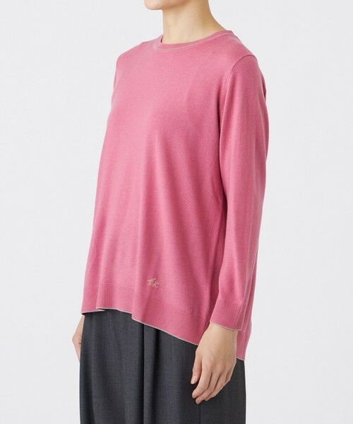 EVEX by KRIZIA  (大きいサイズ) / エヴェックス バイ クリツィア (オオキイサイズ) その他トップス | 【L】【ウォッシャブル】ハイゲージラインニットプルオーバー | 詳細6