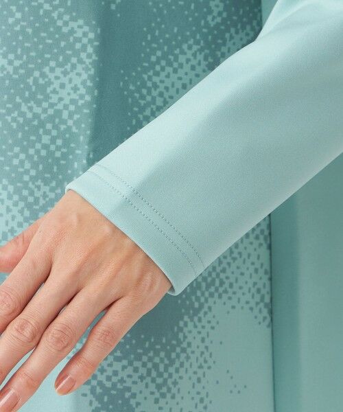 EVEX by KRIZIA  (大きいサイズ) / エヴェックス バイ クリツィア (オオキイサイズ) その他トップス | 【L】【ウォッシャブル】シャドープリントダンボールニットチュニックプルオーバー | 詳細7