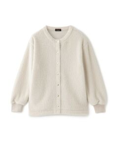 EVEX by KRIZIA  (大きいサイズ) / エヴェックス バイ クリツィア (オオキイサイズ) その他トップス | 【L】【ウォッシャブル】テディファーカーディガン