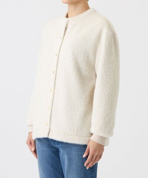 EVEX by KRIZIA  (大きいサイズ) / エヴェックス バイ クリツィア (オオキイサイズ) その他トップス | 【L】【ウォッシャブル】テディファーカーディガン | 詳細4