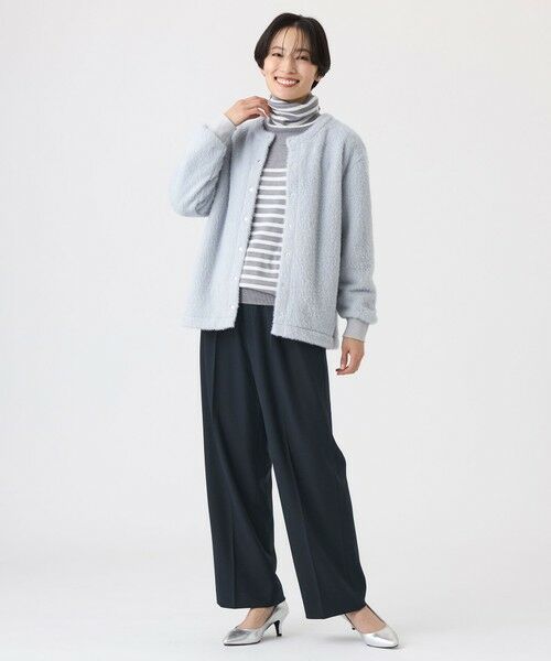 EVEX by KRIZIA  (大きいサイズ) / エヴェックス バイ クリツィア (オオキイサイズ) その他トップス | 【L】【ウォッシャブル】テディファーカーディガン | 詳細1