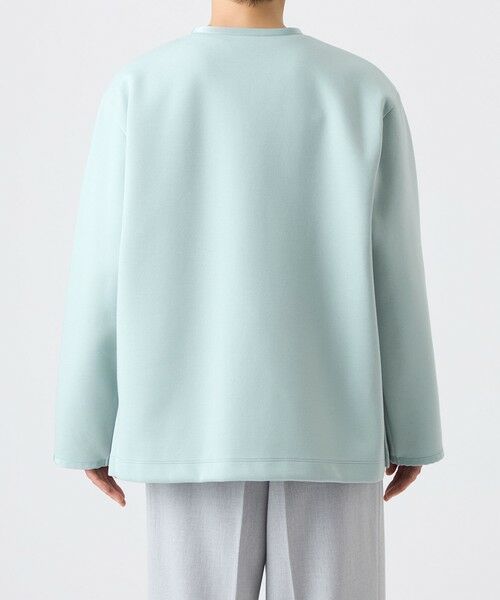 EVEX by KRIZIA  (大きいサイズ) / エヴェックス バイ クリツィア (オオキイサイズ) テーラードジャケット | 【L】【マシンウォッシャブル】ゼブラプリントダンボールニットコーディガン | 詳細5