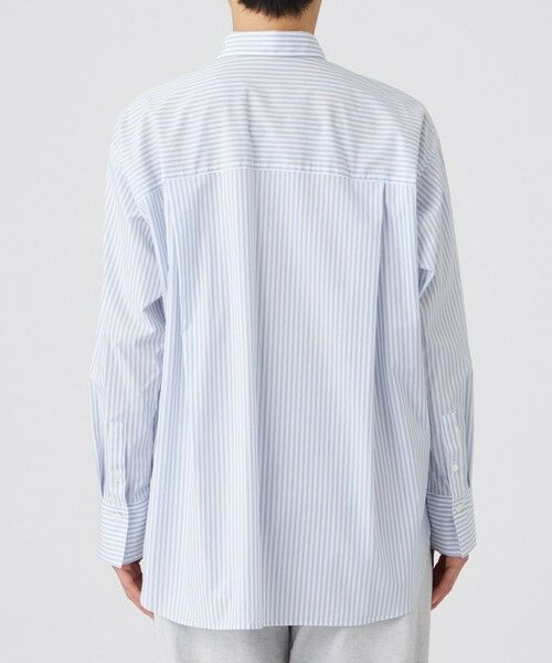 EVEX by KRIZIA  (大きいサイズ) / エヴェックス バイ クリツィア (オオキイサイズ) その他トップス | 【L】【ウォッシャブル】コットンブレンドストライプシャツ | 詳細5