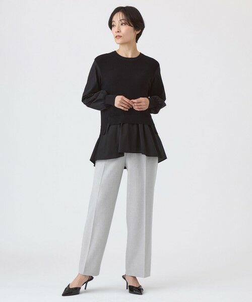 EVEX by KRIZIA  (大きいサイズ) / エヴェックス バイ クリツィア (オオキイサイズ) その他トップス | 【L】【ウォッシャブル】シャツコンビニットプルオーバー | 詳細2