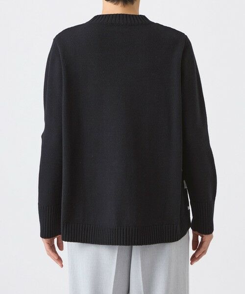 EVEX by KRIZIA  (大きいサイズ) / エヴェックス バイ クリツィア (オオキイサイズ) その他トップス | 【L】【ウォッシャブル】ウェーブゼブラインターシャニットプルオーバー | 詳細4