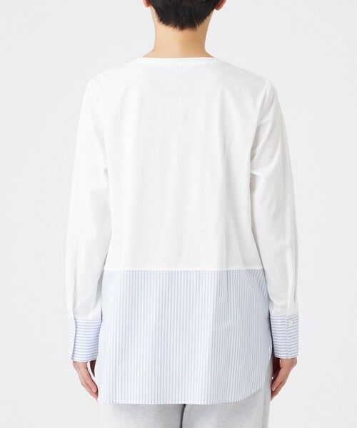 EVEX by KRIZIA  (大きいサイズ) / エヴェックス バイ クリツィア (オオキイサイズ) その他トップス | 【L】【ウォッシャブル】シャツコンビカットソー | 詳細5