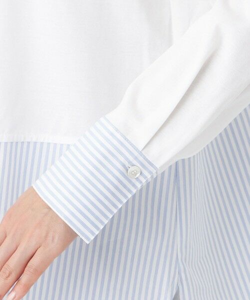 EVEX by KRIZIA  (大きいサイズ) / エヴェックス バイ クリツィア (オオキイサイズ) その他トップス | 【L】【ウォッシャブル】シャツコンビカットソー | 詳細6