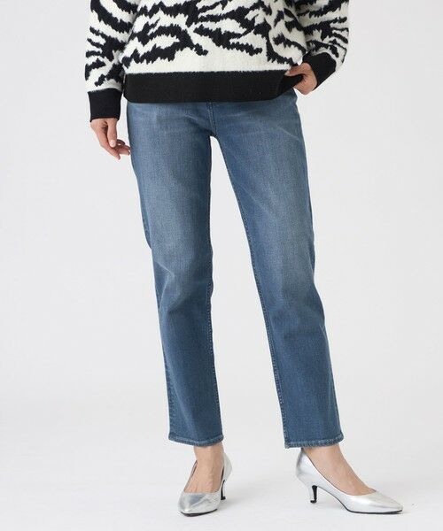 EVEX by KRIZIA  (大きいサイズ) / エヴェックス バイ クリツィア (オオキイサイズ) その他パンツ | 【L】【ウォッシャブル】ストレッチデニムパンツ（ダークネイビー）