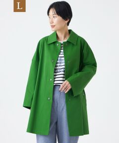EVEX by KRIZIA  (大きいサイズ) / エヴェックス バイ クリツィア (オオキイサイズ) その他アウター | 【L】【はっ水・ウォッシャブル】テックスブリッドステンカラーコート
