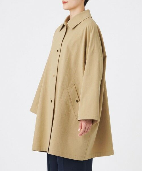 EVEX by KRIZIA  (大きいサイズ) / エヴェックス バイ クリツィア (オオキイサイズ) その他アウター | 【L】【はっ水・ウォッシャブル】テックスブリッドステンカラーコート | 詳細4