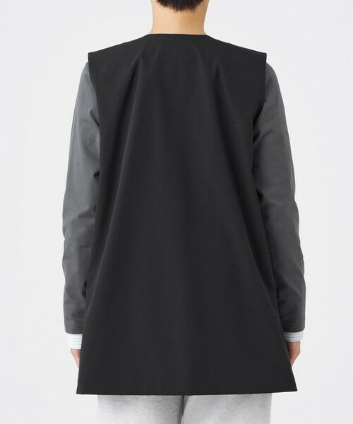 EVEX by KRIZIA  (大きいサイズ) / エヴェックス バイ クリツィア (オオキイサイズ) ベスト | 【L】【マシンウォッシャブル】テックスブリッドVネックジレ | 詳細4