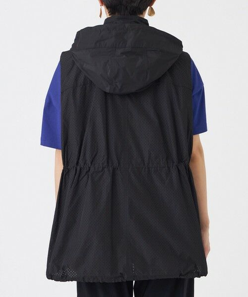 EVEX by KRIZIA  (大きいサイズ) / エヴェックス バイ クリツィア (オオキイサイズ) ベスト | 【L】【カタログ掲載・マシンウォッシャブル】パンチングタフタフーデッドジレ | 詳細5