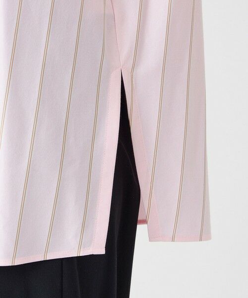 EVEX by KRIZIA  (大きいサイズ) / エヴェックス バイ クリツィア (オオキイサイズ) その他トップス | 【L】【カタログ掲載・ウォッシャブル】ハイゲージストライプジャージーシャツ | 詳細7