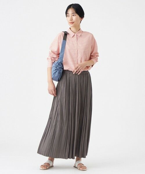 EVEX by KRIZIA  (大きいサイズ) / エヴェックス バイ クリツィア (オオキイサイズ) その他トップス | 【L】【マシンウォッシャブル】ゼブラプリントソフトタイプライターシャツ | 詳細1