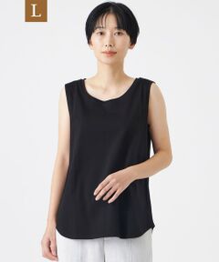 EVEX by KRIZIA  (大きいサイズ) / エヴェックス バイ クリツィア (オオキイサイズ) その他トップス | 【L】【ウォッシャブル】コットンスムースタンクトップ