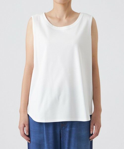 EVEX by KRIZIA  (大きいサイズ) / エヴェックス バイ クリツィア (オオキイサイズ) その他トップス | 【L】【ウォッシャブル】コットンスムースタンクトップ | 詳細5