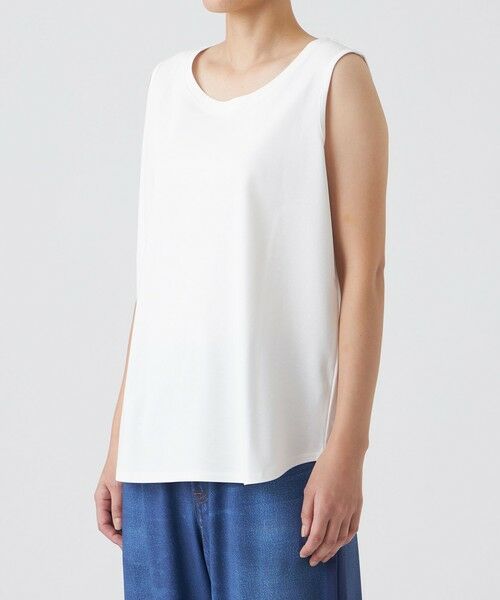 EVEX by KRIZIA  (大きいサイズ) / エヴェックス バイ クリツィア (オオキイサイズ) その他トップス | 【L】【ウォッシャブル】コットンスムースタンクトップ | 詳細6