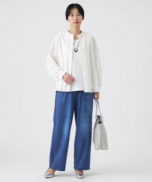 EVEX by KRIZIA  (大きいサイズ) / エヴェックス バイ クリツィア (オオキイサイズ) その他トップス | 【L】【ウォッシャブル】コットンスムースタンクトップ | 詳細2