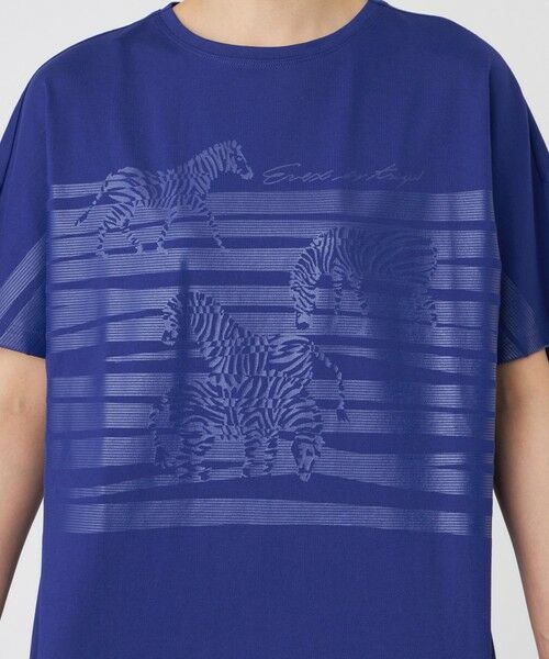 EVEX by KRIZIA  (大きいサイズ) / エヴェックス バイ クリツィア (オオキイサイズ) その他トップス | 【L】【カタログ掲載・ウォッシャブル】クリアゼブラプリントカットソー | 詳細9