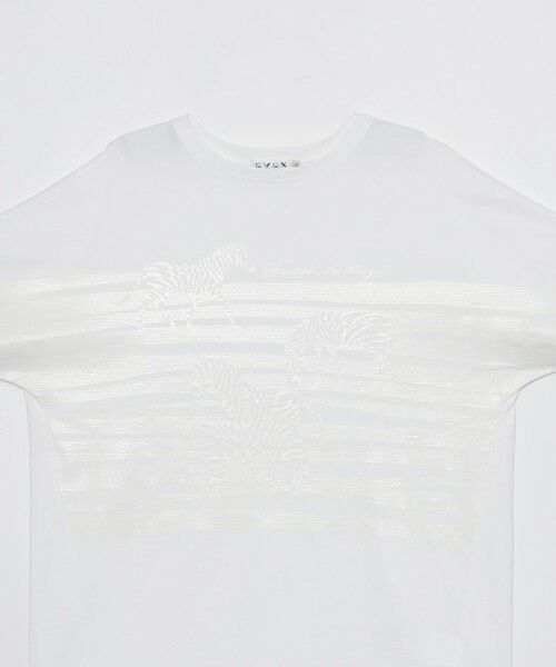 EVEX by KRIZIA  (大きいサイズ) / エヴェックス バイ クリツィア (オオキイサイズ) その他トップス | 【L】【カタログ掲載・ウォッシャブル】クリアゼブラプリントカットソー | 詳細10