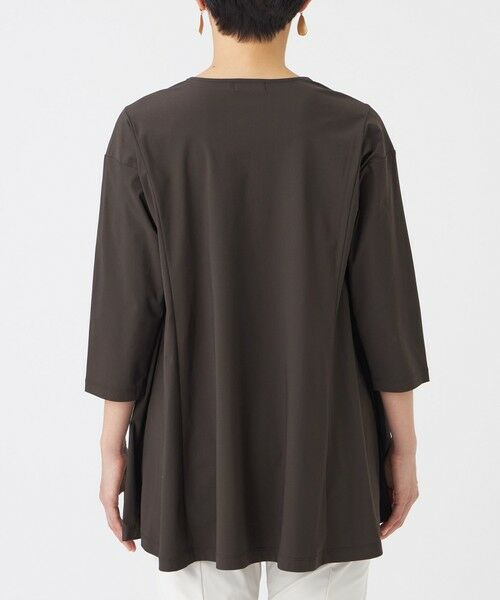 EVEX by KRIZIA  (大きいサイズ) / エヴェックス バイ クリツィア (オオキイサイズ) その他トップス | 【L】【接触冷感・マシンウォッシャブル】ハイゲージメリルハイテンションチニックカットソー | 詳細7