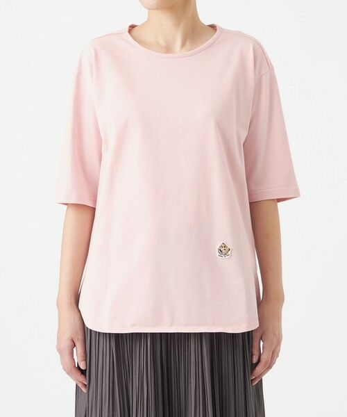 EVEX by KRIZIA  (大きいサイズ) / エヴェックス バイ クリツィア (オオキイサイズ) その他トップス | 【L】【ウォッシャブル】タイガーパッチコットンカットソー | 詳細4