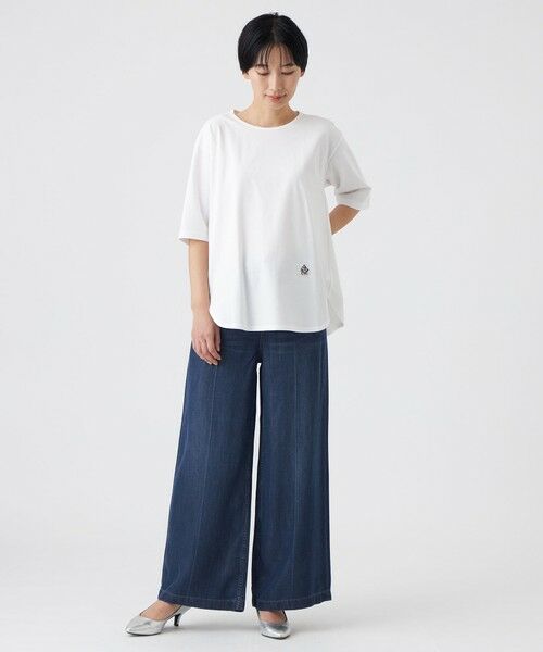 EVEX by KRIZIA  (大きいサイズ) / エヴェックス バイ クリツィア (オオキイサイズ) その他トップス | 【L】【ウォッシャブル】タイガーパッチコットンカットソー | 詳細1