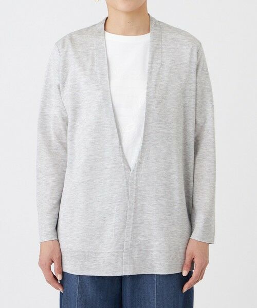 EVEX by KRIZIA  (大きいサイズ) / エヴェックス バイ クリツィア (オオキイサイズ) その他トップス | 【L】【接触冷感・ウォッシャブル】ハイゲージ天竺カーディガン | 詳細5