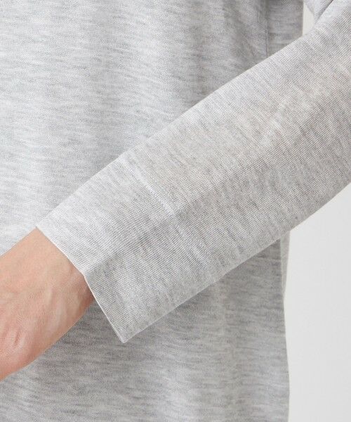 EVEX by KRIZIA  (大きいサイズ) / エヴェックス バイ クリツィア (オオキイサイズ) その他トップス | 【L】【接触冷感・ウォッシャブル】ハイゲージ天竺カーディガン | 詳細8