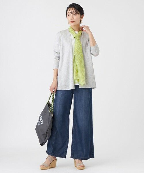 EVEX by KRIZIA  (大きいサイズ) / エヴェックス バイ クリツィア (オオキイサイズ) その他トップス | 【L】【接触冷感・ウォッシャブル】ハイゲージ天竺カーディガン | 詳細2