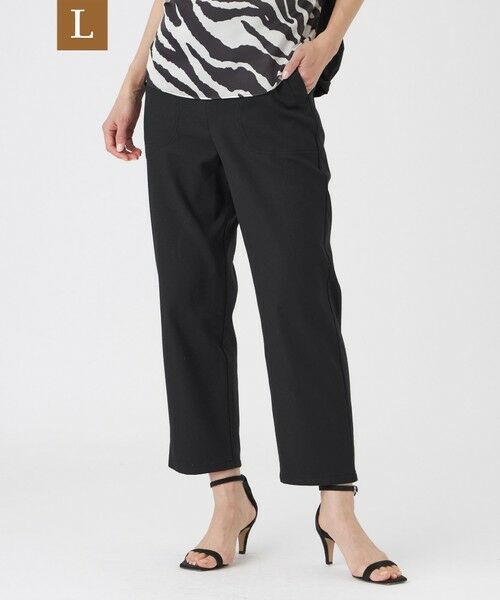 EVEX by KRIZIA  (大きいサイズ) / エヴェックス バイ クリツィア (オオキイサイズ) その他パンツ | 【L】【カタログ掲載・接触冷感・吸水速乾・UV対策・透け防止・マシンウォッシャブル】ファンクションオックスベイカーパンツ（ブラック）