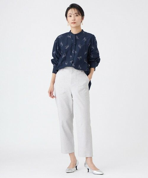 EVEX by KRIZIA  (大きいサイズ) / エヴェックス バイ クリツィア (オオキイサイズ) その他パンツ | 【L】【カタログ掲載・接触冷感・吸水速乾・UV対策・透け防止・マシンウォッシャブル】ファンクションオックスベイカーパンツ | 詳細1