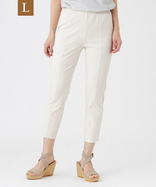 EVEX by KRIZIA  (大きいサイズ) / エヴェックス バイ クリツィア (オオキイサイズ) その他パンツ | 【L】【ベストセラー・新色】【接触冷感・UVカット・ウォッシャブル】メリルハイテンションクロップドパンツ（グレー系2）