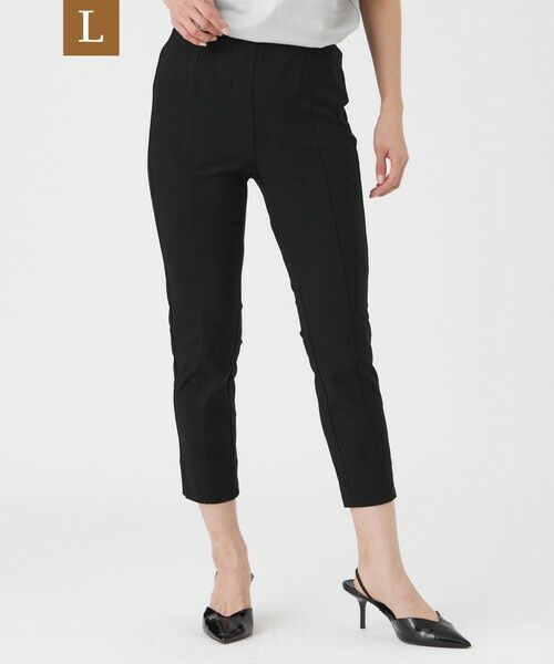 EVEX by KRIZIA  (大きいサイズ) / エヴェックス バイ クリツィア (オオキイサイズ) その他パンツ | 【L】【ベストセラー・新色】【接触冷感・UVカット・ウォッシャブル】メリルハイテンションクロップドパンツ（ブラック）