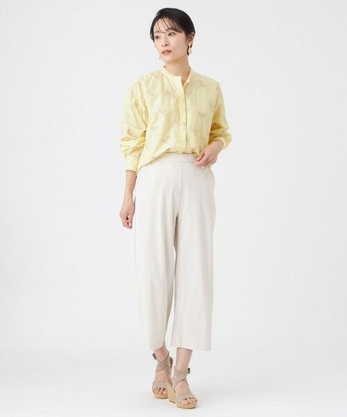 EVEX by KRIZIA  (大きいサイズ) / エヴェックス バイ クリツィア (オオキイサイズ) その他パンツ | 【L】【定番人気・新色】【接触冷感・UVカット・ウォッシャブル】メリルハイテンションワイドパンツ | 詳細2