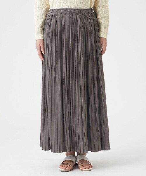 EVEX by KRIZIA  (大きいサイズ) / エヴェックス バイ クリツィア (オオキイサイズ) ロング・マキシ丈スカート | 【L】【カタログ掲載・マシンウォッシャブル】割線プリーツスカート | 詳細5