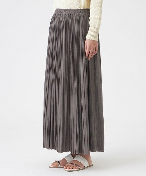 EVEX by KRIZIA  (大きいサイズ) / エヴェックス バイ クリツィア (オオキイサイズ) ロング・マキシ丈スカート | 【L】【カタログ掲載・マシンウォッシャブル】割線プリーツスカート | 詳細6