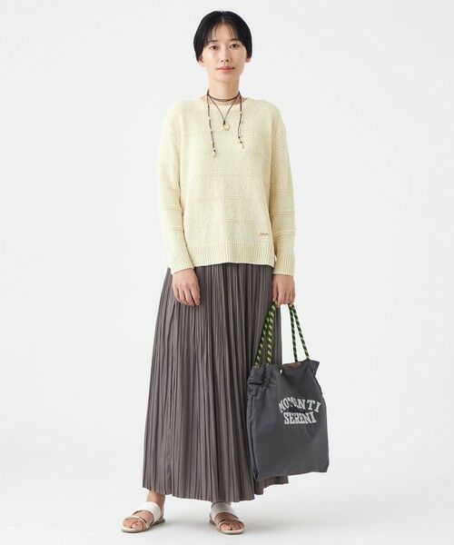 EVEX by KRIZIA  (大きいサイズ) / エヴェックス バイ クリツィア (オオキイサイズ) ロング・マキシ丈スカート | 【L】【カタログ掲載・マシンウォッシャブル】割線プリーツスカート | 詳細2