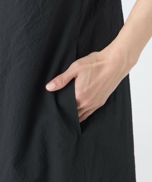 EVEX by KRIZIA  (大きいサイズ) / エヴェックス バイ クリツィア (オオキイサイズ) ロング・マキシ丈ワンピース | 【L】【カタログ掲載・マシンウォッシャブル】クロスサッカーサックワンピース | 詳細5