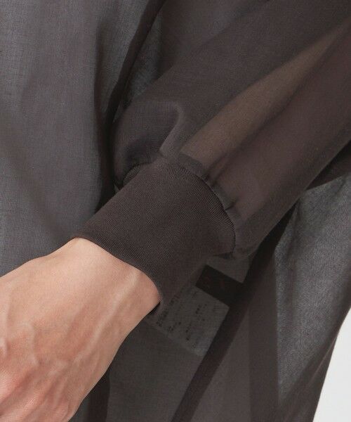 EVEX by KRIZIA  (大きいサイズ) / エヴェックス バイ クリツィア (オオキイサイズ) その他トップス | 【L】【ウォッシャブル】オーガンジーシャーディガン | 詳細6