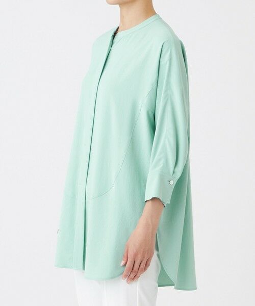 EVEX by KRIZIA  (大きいサイズ) / エヴェックス バイ クリツィア (オオキイサイズ) その他トップス | 【L】【接触冷感・吸水速乾・遮熱・UV対策・マシンウォッシャブル】【キマル！シリーズ】キマルサテンシャツ | 詳細5