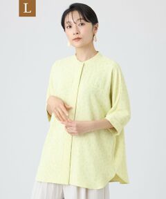 EVEX by KRIZIA  (大きいサイズ) / エヴェックス バイ クリツィア (オオキイサイズ) その他トップス | 【L】【カタログ掲載・吸水速乾・マシンウォッシャブル】チータードットプリントドルマンブラウス