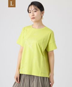 EVEX by KRIZIA  (大きいサイズ) / エヴェックス バイ クリツィア (オオキイサイズ) その他トップス | 【L】【カタログ掲載・ウォッシャブル】クリアチータープリントカットソー