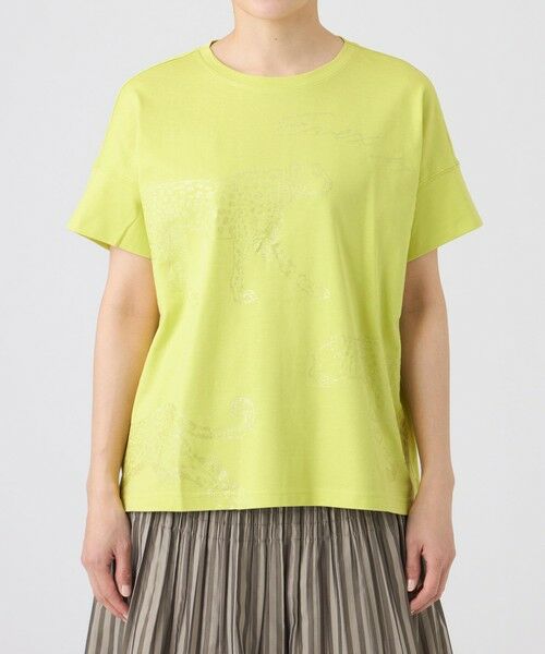 EVEX by KRIZIA  (大きいサイズ) / エヴェックス バイ クリツィア (オオキイサイズ) その他トップス | 【L】【カタログ掲載・ウォッシャブル】クリアチータープリントカットソー | 詳細5