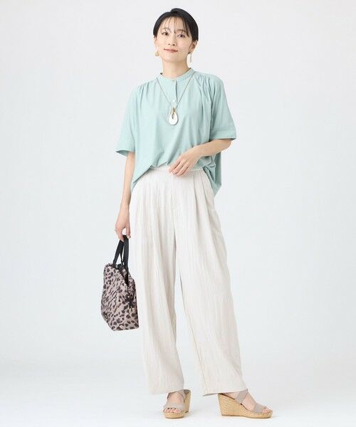 EVEX by KRIZIA  (大きいサイズ) / エヴェックス バイ クリツィア (オオキイサイズ) その他トップス | 【L】【接触冷感・マシンウォッシャブル】コンチェロプルオーバーブラウス | 詳細3