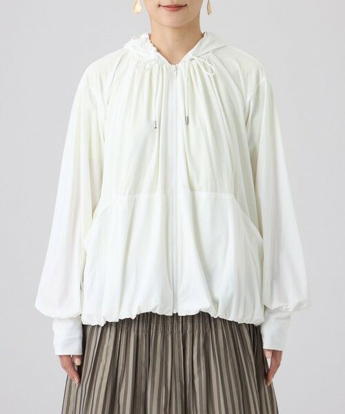 EVEX by KRIZIA  (大きいサイズ) / エヴェックス バイ クリツィア (オオキイサイズ) その他トップス | 【L】【カタログ掲載・接触冷感・吸水速乾・UV対策・マシンウォッシャブル】コンチェロラッシュガードパーカー | 詳細3