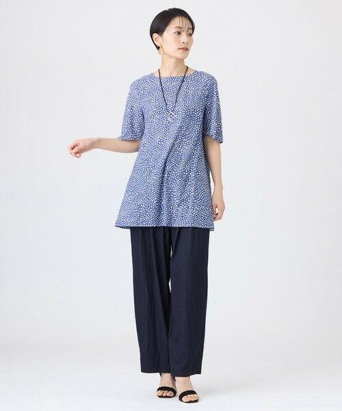 EVEX by KRIZIA  (大きいサイズ) / エヴェックス バイ クリツィア (オオキイサイズ) その他トップス | 【L】【接触冷感・マシンウォッシャブル】ミニチータープリントコンチェロカットソー | 詳細2