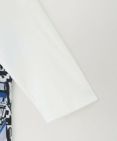 EVEX by KRIZIA  (大きいサイズ) / エヴェックス バイ クリツィア (オオキイサイズ) その他トップス | 【L】【接触冷感・ウォッシャブル】ヨットハーバープリントコンビカットソー | 詳細3