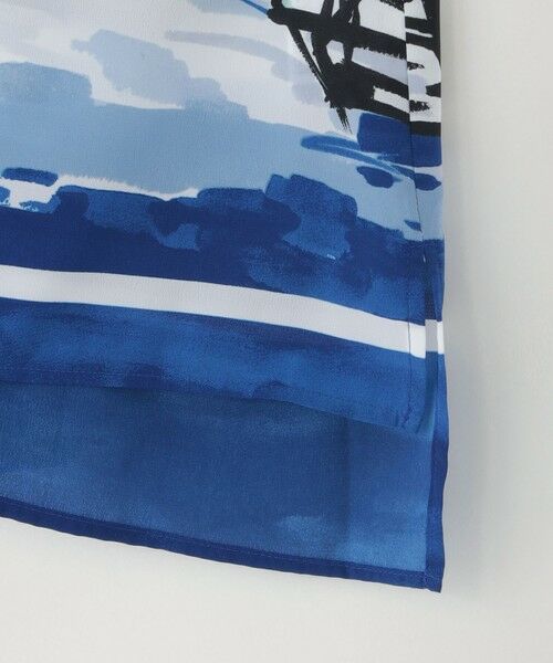 EVEX by KRIZIA  (大きいサイズ) / エヴェックス バイ クリツィア (オオキイサイズ) その他トップス | 【L】【接触冷感・ウォッシャブル】ヨットハーバープリントコンビカットソー | 詳細4